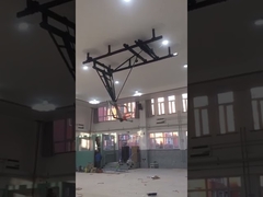 Control inalámbrico eléctrico suspendido de acero del soporte del baloncesto doblado